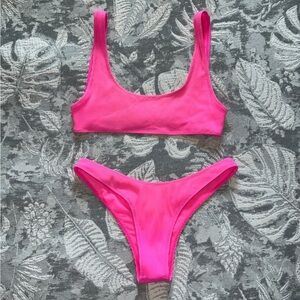 White fox boutique ribbed bikini